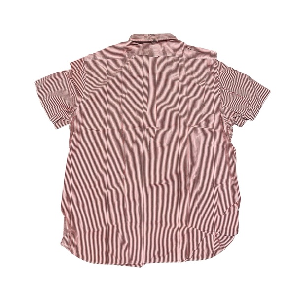 Ralph Lauren Mens Slim Fit Untucked Fit Red/White Button Up Shirt XXL- New - Picture 2 of 5